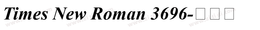 Times New Roman 3696字体转换